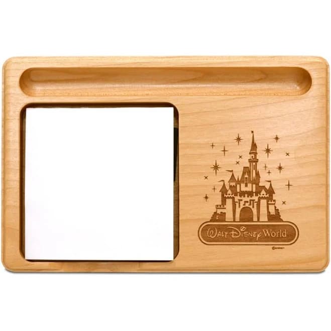 Walt Disney World Cinderella Castle Memo Holder by Arribas â€“ Personalizable