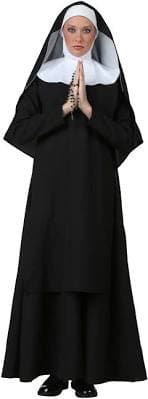 Plus Size Deluxe Nun Women's Costume