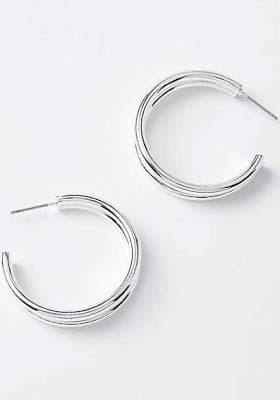 Loft Women's Sculpted Hoop Earrings
