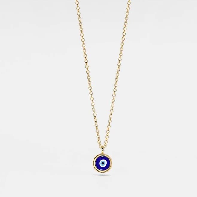 Sterling Silver Turkish Evil Eye Charm Pendant