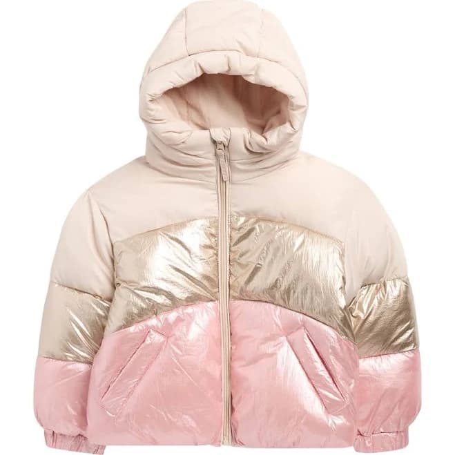 Rothschild Kids' Colorblock Hooded Puffer Jacket