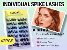 Amazon.com: BERSHNOR Natural Look Lashes Clusters Anime False Eyelashes Extensions Diy Faux Mink Individual Clusters Eyelashes : Beauty & Personal Care