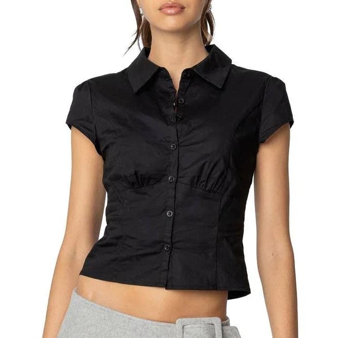 Edikted Women's Massie Tailored Button Up Shirt