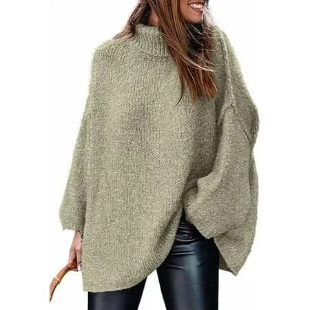 Prettygarden Women's Oversized Turtleneck Sweater