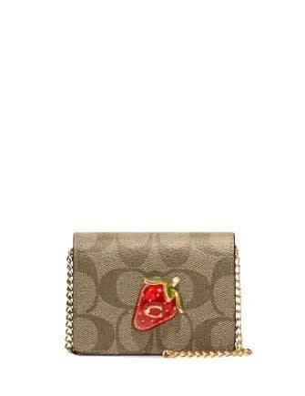 Coach Women's Signature Canvas Mini Wallet On A Chain