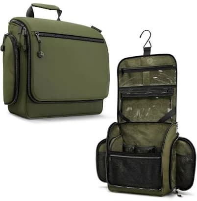 VENTURE 4TH Premium Hanging Travel Toiletry Bag for Women and Men - Mens Travel Bag Toiletry with Expandable Compartments and Detachable TSA Friendly Clear Pouch