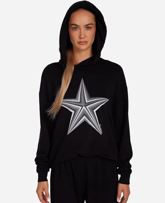 Harmony by Lauren Moshi Women's Pinwheel Stars Hoodie