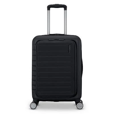 American Tourister Open Front Hardside Carry On Spinner Suitcase
