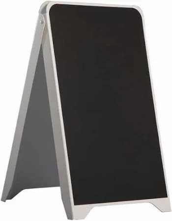 Black Chalkboard Plastic A-Frame