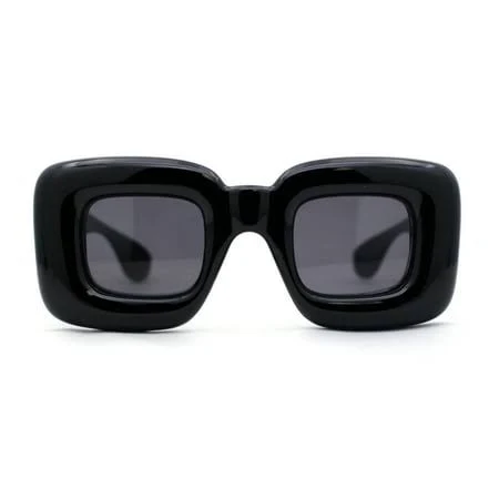 Retro Ballon Bubble Rectangle Sunglasses
