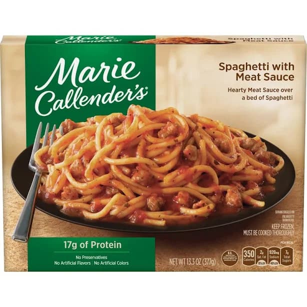 Marie Callender's Frozen Spaghetti with Meat Sauce