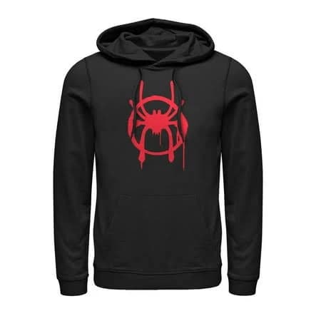 Marvel Men's Spider-Man Miles Symbol Hoodie