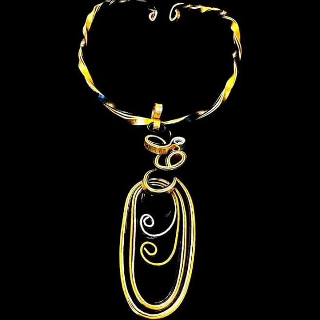 Abstract Choker Necklace