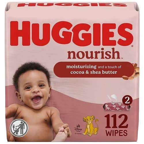 Huggies Nourish Scented Baby Wipes