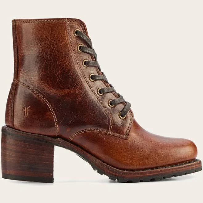 Sabrina 6G Lace Up Women's Ankle & Bootie Boots - Premium Leather, Stylish and Comfortable Footwear for Every Occasion