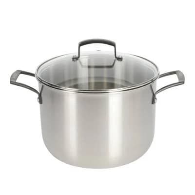 Babish 8 Quart Tri-Ply Stainless Steel Stock Pot