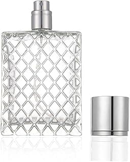100ml 3.4 oz Refillable Spray Perfume Bottles large cosmetic Fine Mist Atomizer Empty Portabe Clear Glass Essential Oil Container for Travel