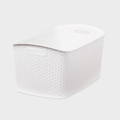Brightroom Y-Weave Jumbo Decorative Storage Basket