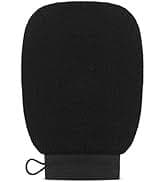 Amazon.com: Valitic Exfoliating Glove Body Scrubber - Exfoliating Mitt Dead Skin Remover, Shower Face and Body Exfoliator - Korean Style Skin Scrubber Washcloth - Spray and Self Tan Remover, Pair Black :