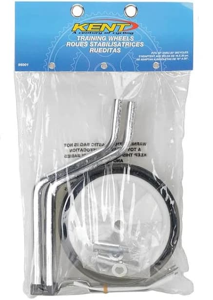 Kent 67502 Training Wheel, Rubber, For: Bicycles from 16 to 20 in