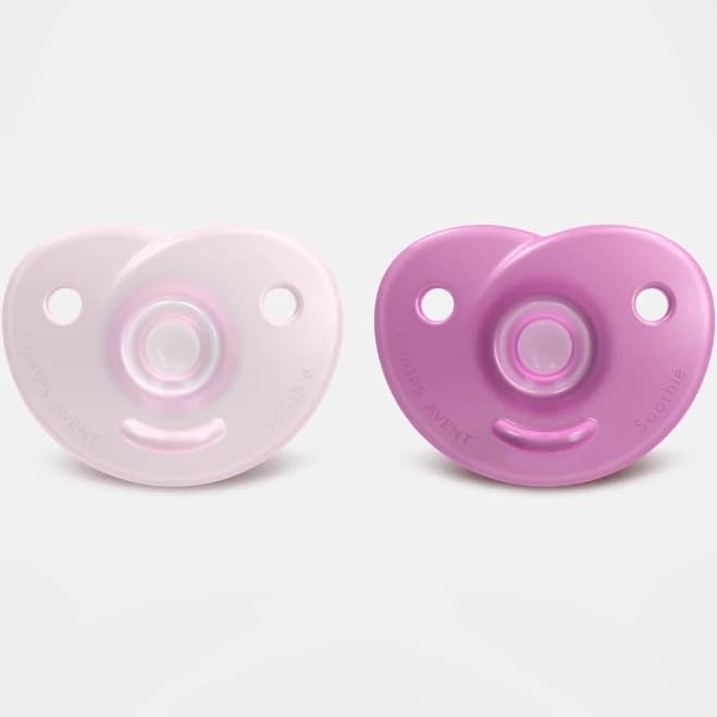 Philips Avent Soothie Heart Pacifier, 0-3 months - Pink/light pink