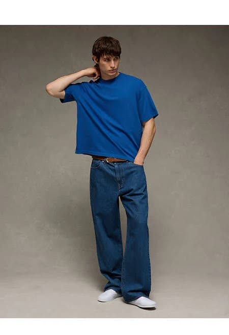 AE Boxy Sueded Jersey T-Shirt