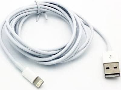 White 6ft Long USB Cable