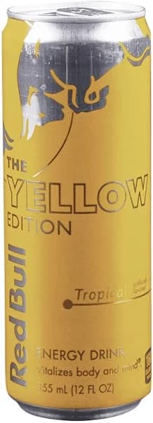 Red Bull Yellow 12oz Cans