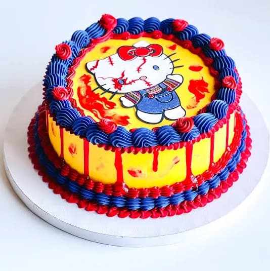Hello Kitty Chucky Cake