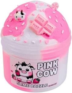 Slime Pink Cow Strawberry Cloud Slime Made In USA