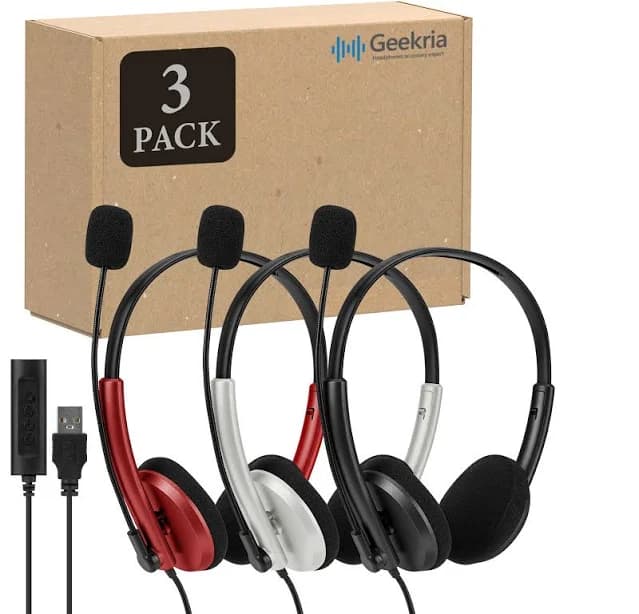 Geekria USB Headset