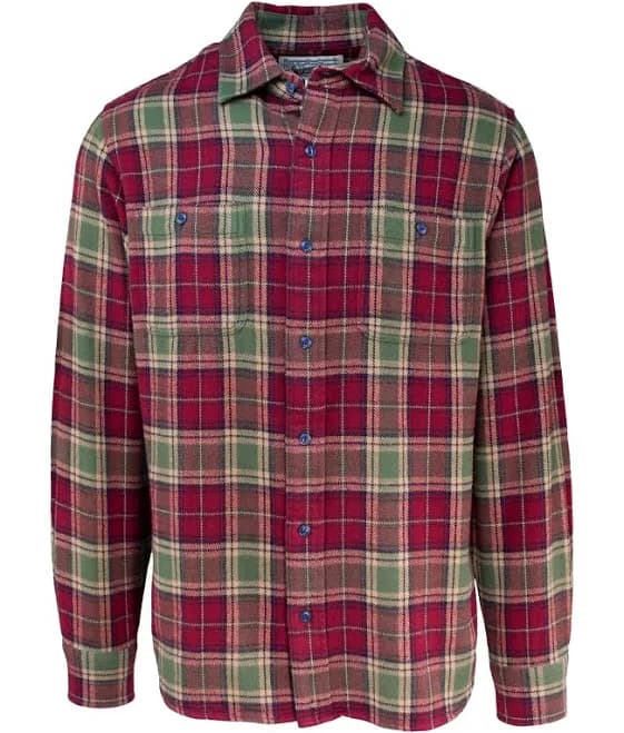 Schott NYC Men's Plaid Flannel Shirt