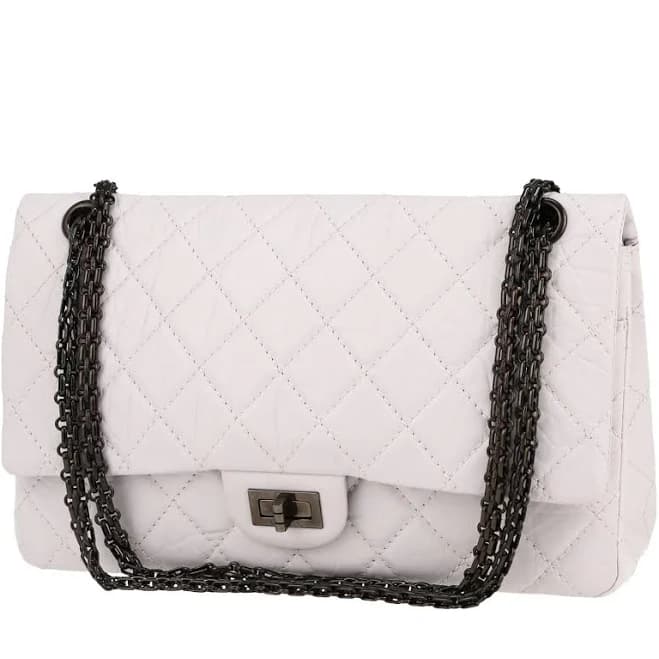 CHANEL Quilted Leather 2.55 Handbag