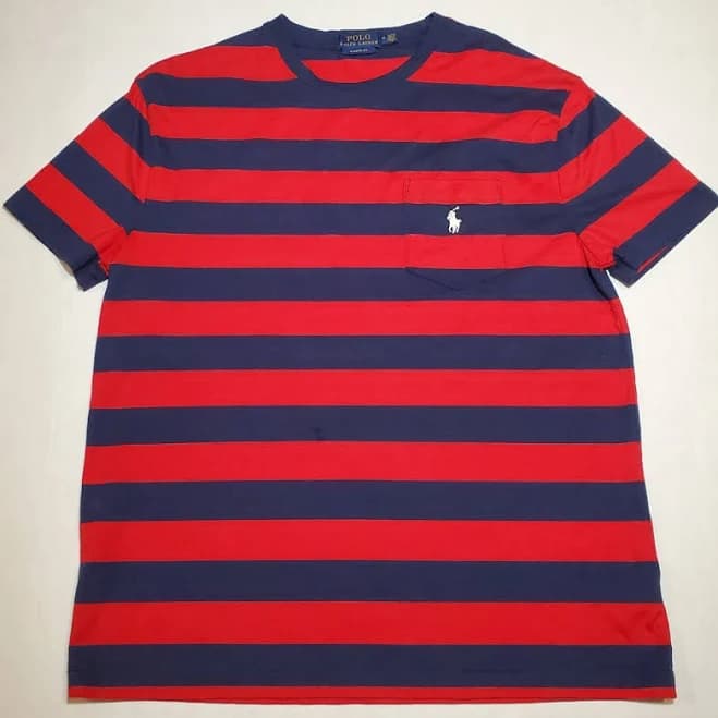 Ralph Lauren Men's Classic Fit Striped Jersey T-Shirt