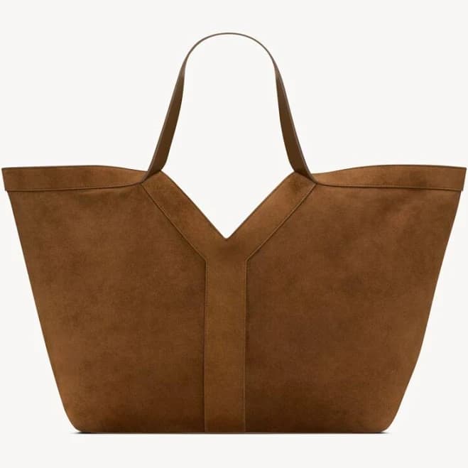 Saint Laurent Women's Y Suede Tote Bag