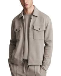 REISS Medina Interlock Full Zip Jacket | Bloomingdale's