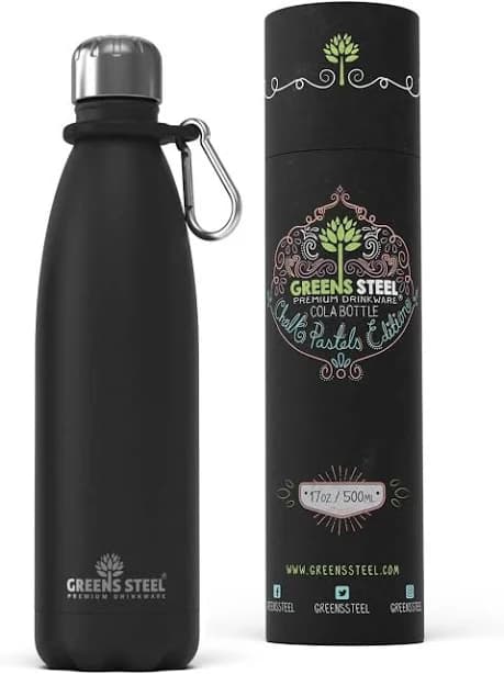 Greens Steel Stainless Steel Water Bottle