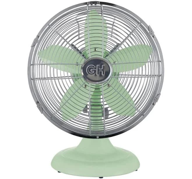 Good Housekeeping Retro Desk Office Table Fan