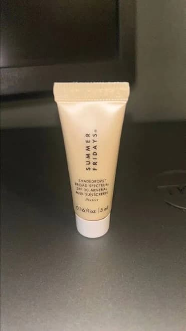 Summer fridays shade drops SPF 30 mineral milk sunscreen1