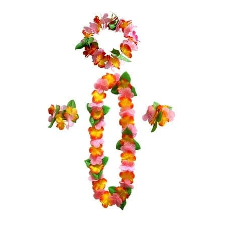 4 Pcs Hawaiian Leis