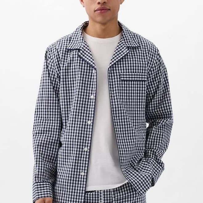 Gap Men's Poplin Pajama Set