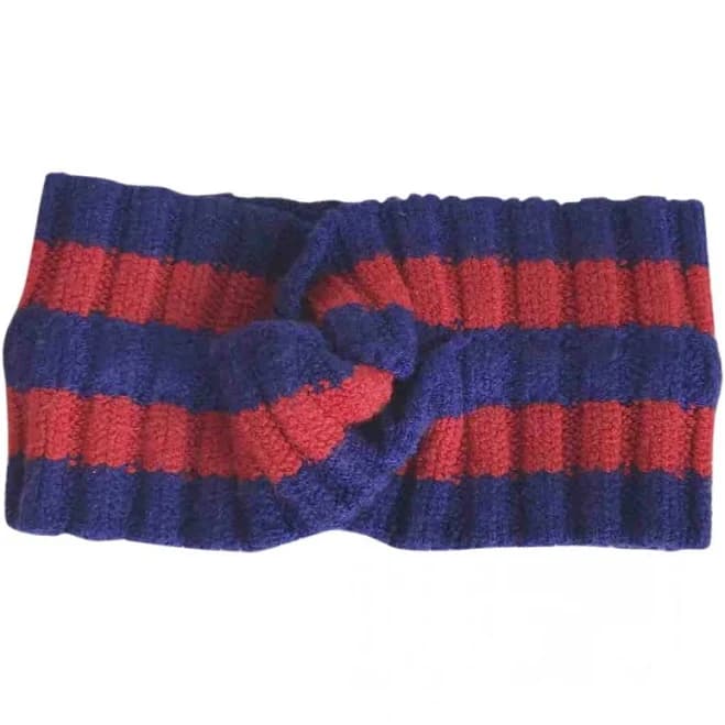 GUCCI Wool Striped Headband M International