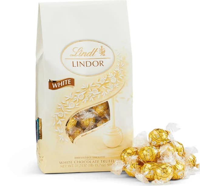 Lindt White Chocolate Lindor Truffles