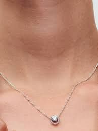 Sparkling Round Halo Pendant Collier Necklace | Sterling silver | Pandora US