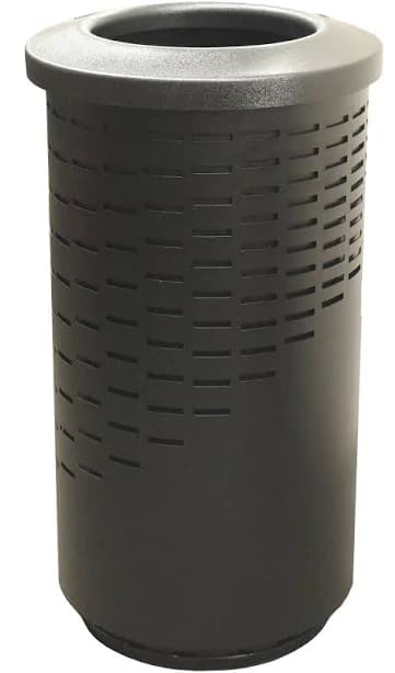 35 Gallon Stadium Series Wave Trash Can SC35P-W1