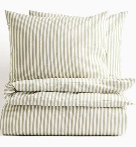 H&M Home Cotton King/Queen Duvet Cover Set