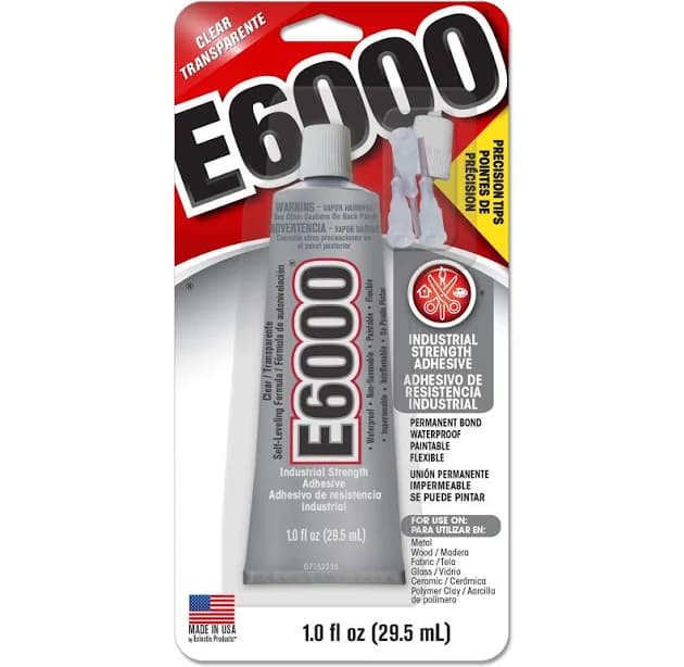 E6000 CLR 1.0 FL OZ W/Pr Tips 3PK