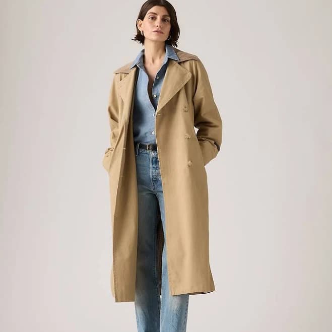 Levi's Women's Bree Classic Trench Coat