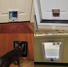 Ceese cat Doors, Magnetic Pet Door with 4 Way Rotary Lock for Cats And Dogs New | eBay