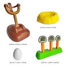 Amazon.com: ROLOSO Newly Licensed Angry Birds Toys Playsets Build N' Launch Construction Brick Assembly Building Blocks Sets Pig City Strike 2 Takedown Space Planet Game Catapult Slingshot Gift Box 20pcs : Toys